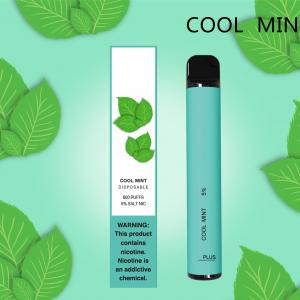 Factory Outlet E cigarette plus disposable Vape pen Bottom light 800 Puffs plus disposable Vape pen Customized Durable Products